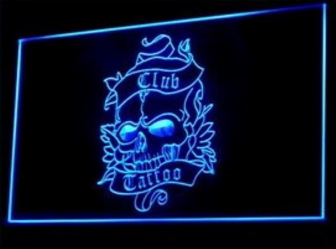 Tattoo Club Studio LED Neon Sign